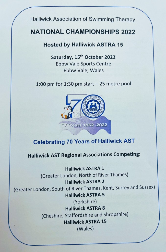 Gala Programme Front - Nationals 2022