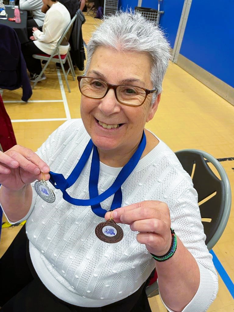 Nina with Medals at Natiional Championships 2022